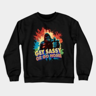 Bigfoot with the sass! Crewneck Sweatshirt